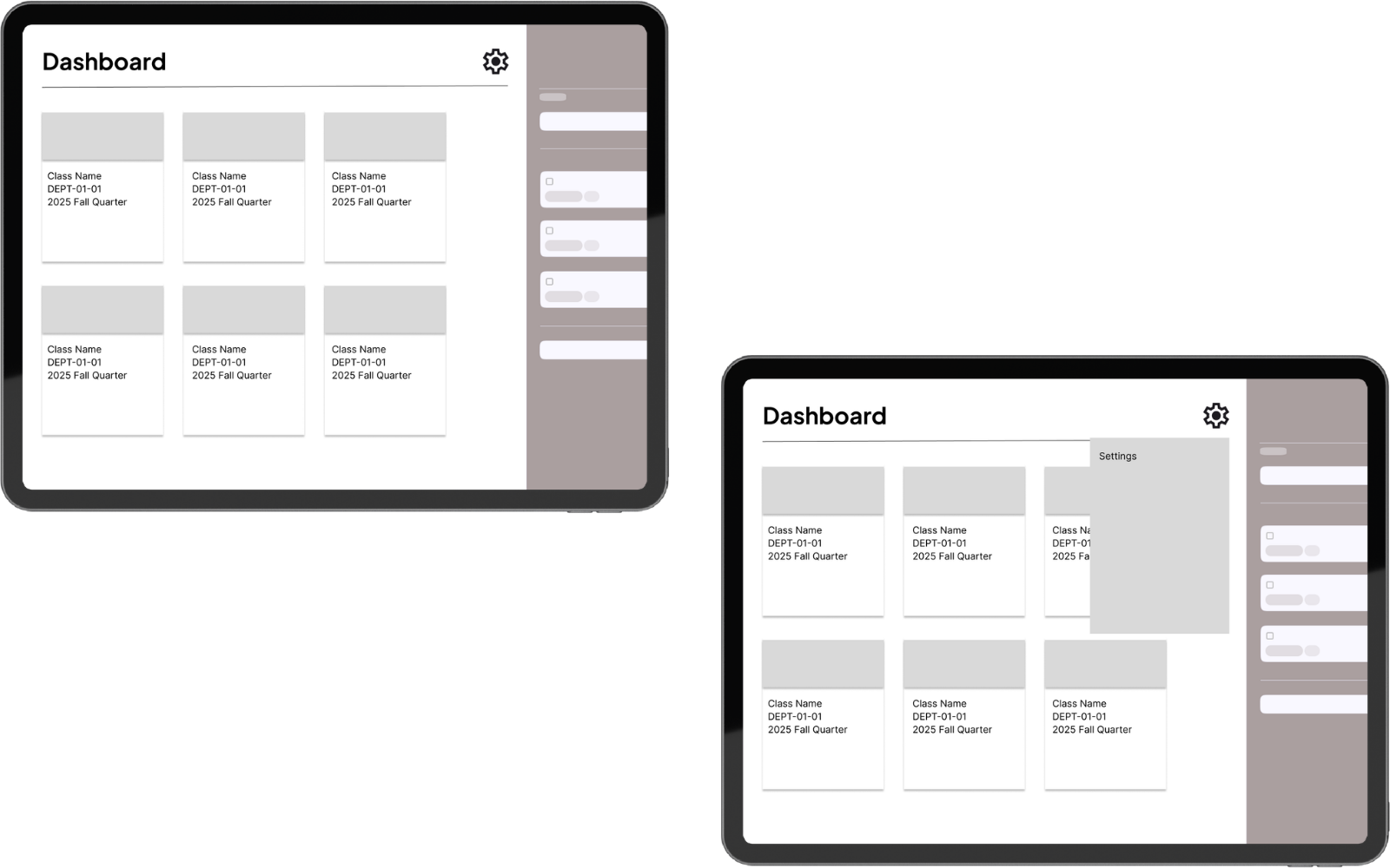 Low-fi wireframes 1