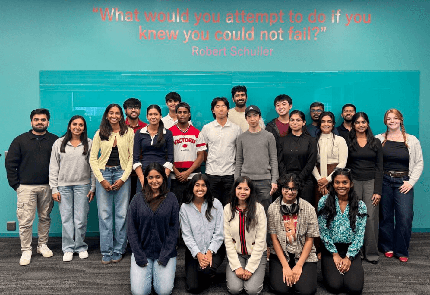With the Cohesity internship team