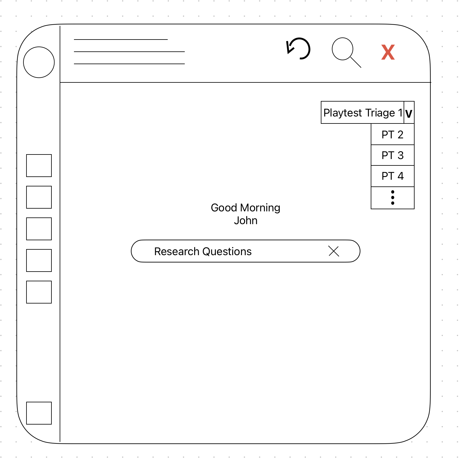 User adds a research statement and selects a playtest theme